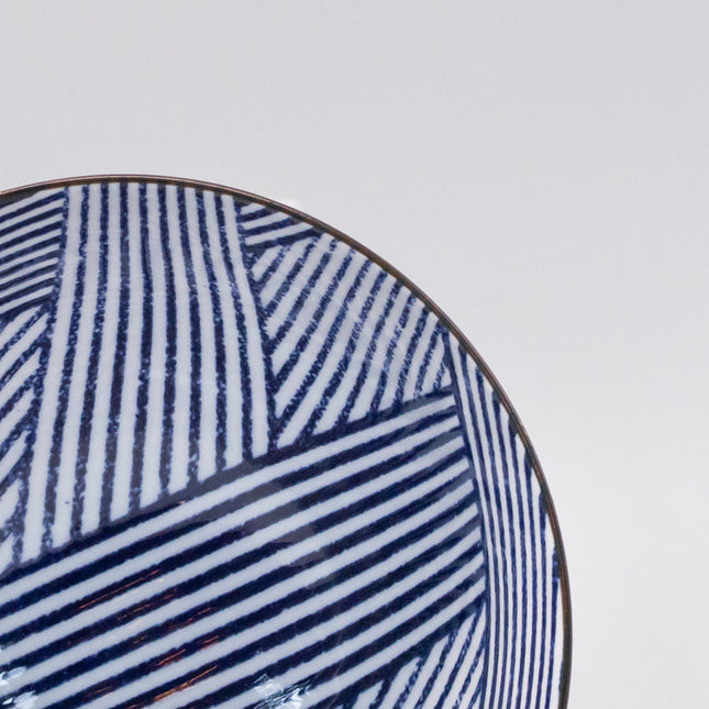 Bowl 16cm Thatched Navy Design