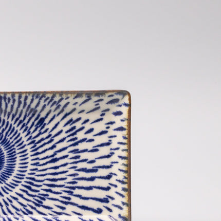 Sushi Plate 25cm Speckled Swirl Design