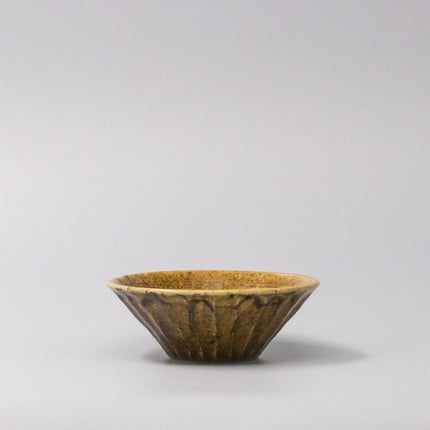 Bowl 12.6cm Shinogi Caramel Glaze