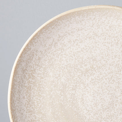 Dinner Plate 24cm White Fade Glaze