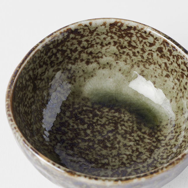 Sauce Dish Organic Shape 8.5cm Sage Green Glaze