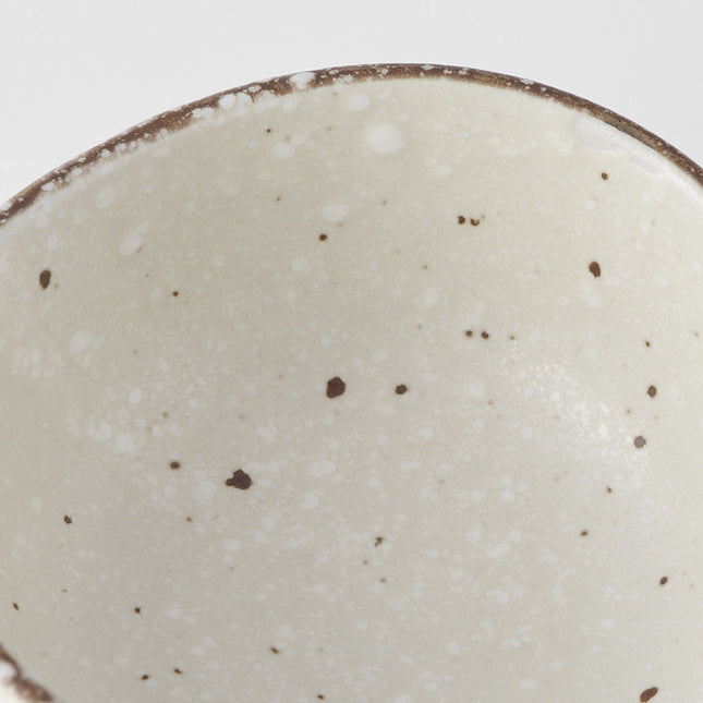 Sauce Dish Organic Shape 8.5cm Fleck Glaze