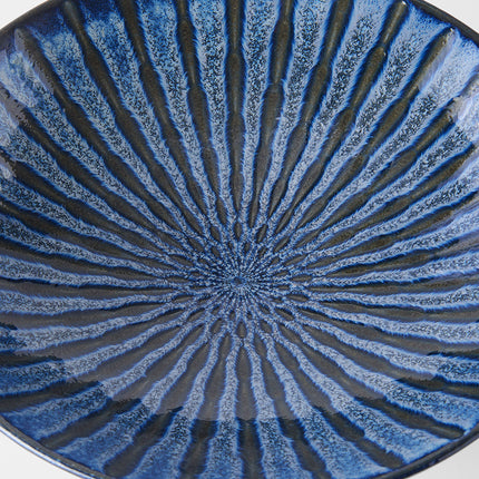 Serving Bowl 28cm Water Channels Glaze