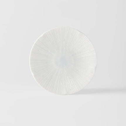 Tapas Plate 13cm Ice White Glaze