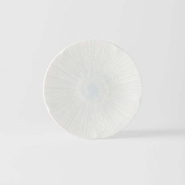 Tapas Plate 13cm Ice White Glaze