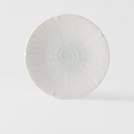 Side Plate 22cm Ice White Glaze