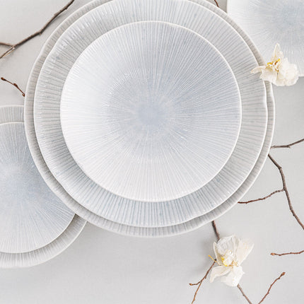 Dinner Plate 24.5cm Ice White Glaze