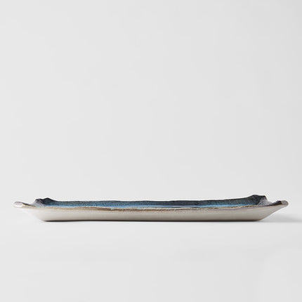 Serving Platter 42cm Sky Blue Glaze