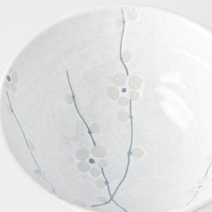 Bowl 15cm White Blossom Design