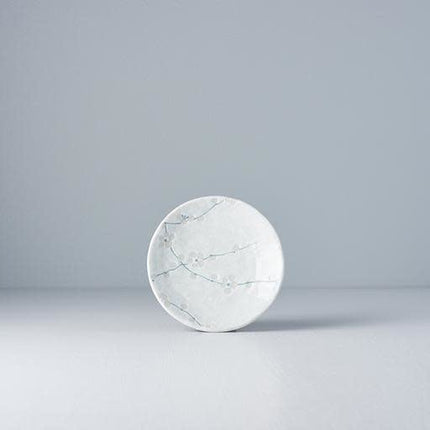 Plate 13cm White Blossom Glaze