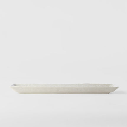 Dumpling Plate 33cm Green Brushstroke