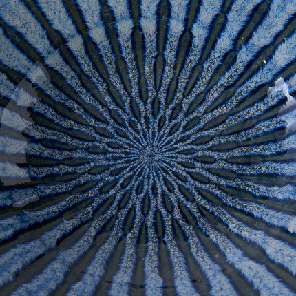 Bowl 24cm Indigo Drip Glaze