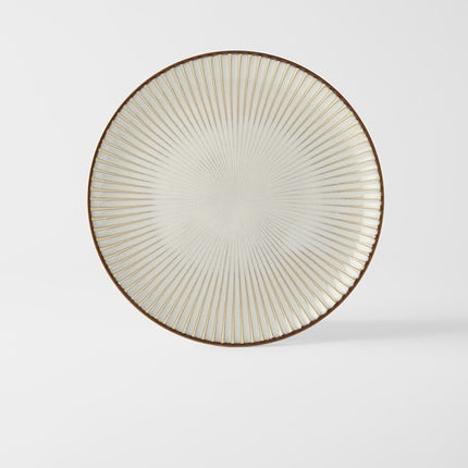 Dinner Plate 23.5cm White Sendan Glaze