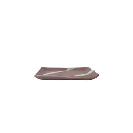 Saucer Apex 12.8cm Green Bisque Glaze