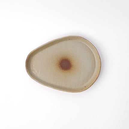 Saucer Arc Cashew Glaze