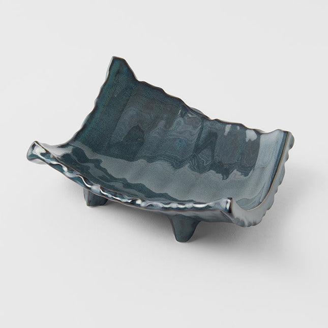 Sushi Plate Swept Side 26cm Neptune Glaze
