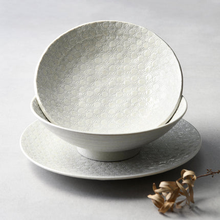 Tapas Bowl 13cm White Star Glaze
