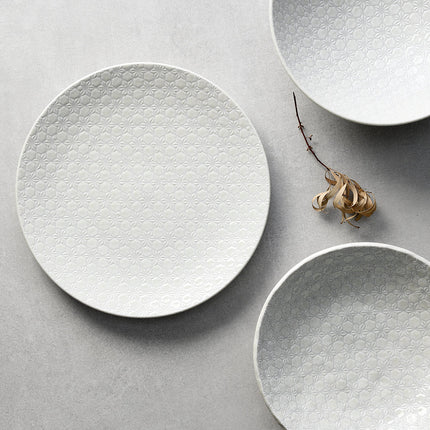 Saucer 13.5cm White Star Glaze