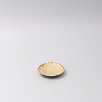 Sauce Dish 8cm Scallop Sand Fade Glaze