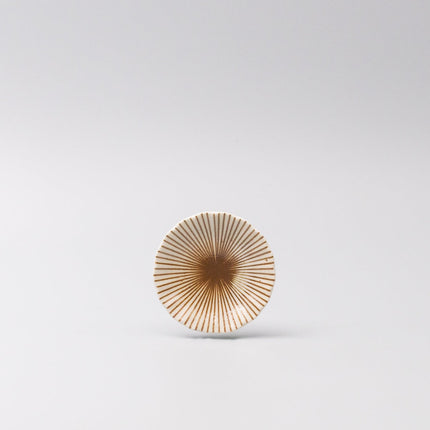 Sauce Dish 8cm Radiant Line Toffee Stripe Glaze