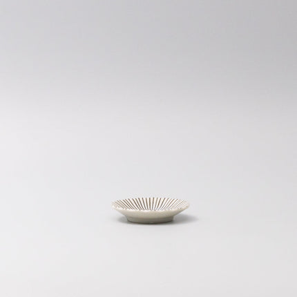 Sauce Dish 8cm Radiant Line Indigo Stripe Glaze