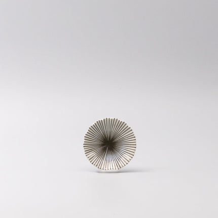 Sauce Dish 8cm Radiant Line Indigo Stripe Glaze