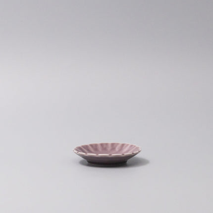 Sauce Dish 8cm Scallop Lilac Gloss Glaze