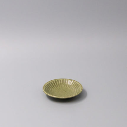 Sauce Dish 9.5cm Sunburst Green Glaze