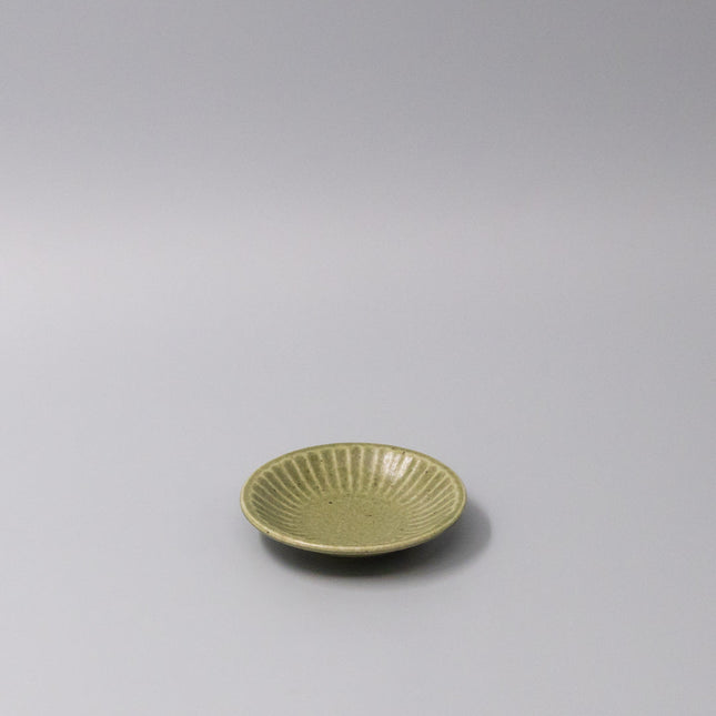 Sauce Dish 9.5cm Sunburst Green Glaze