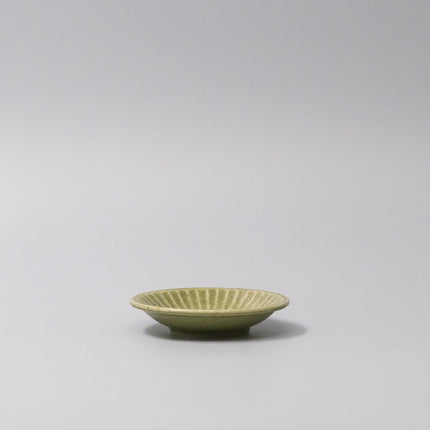 Sauce Dish 9.5cm Sunburst Green Glaze
