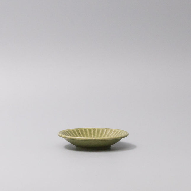 Sauce Dish 9.5cm Sunburst Green Glaze