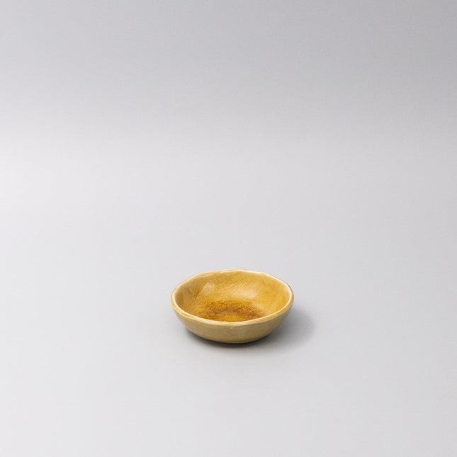 Sauce Dish 9cm Amane Amber Glaze