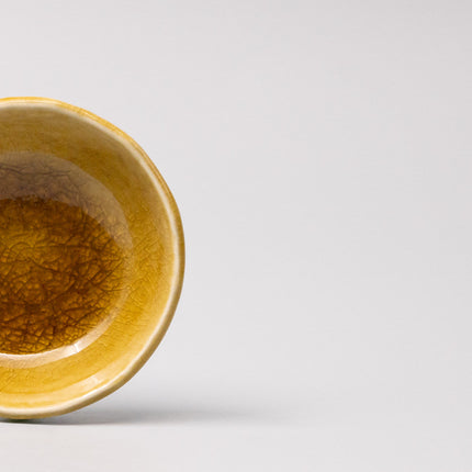 Sauce Dish 9cm Amane Amber Glaze