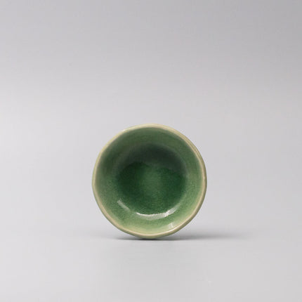 Sauce Dish 9cm Amane Emerald Glaze