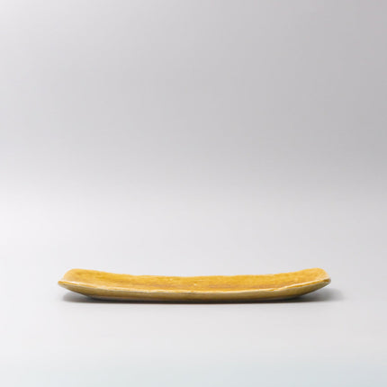 Plate Sashimi 31cm Amane Amber Glaze
