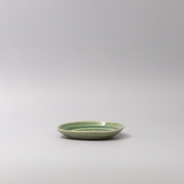 Plate 13.5cm Amane Emerald Glaze