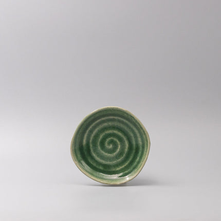 Plate 13.5cm Amane Emerald Glaze