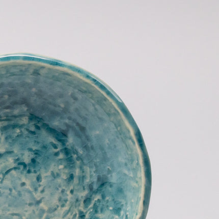 Sauce Dish 11.5cm Crackle Turquoise Glaze