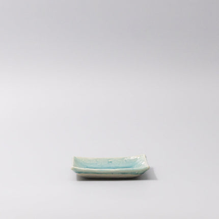Sauce Dish 10cm Crackle Turquoise Glaze