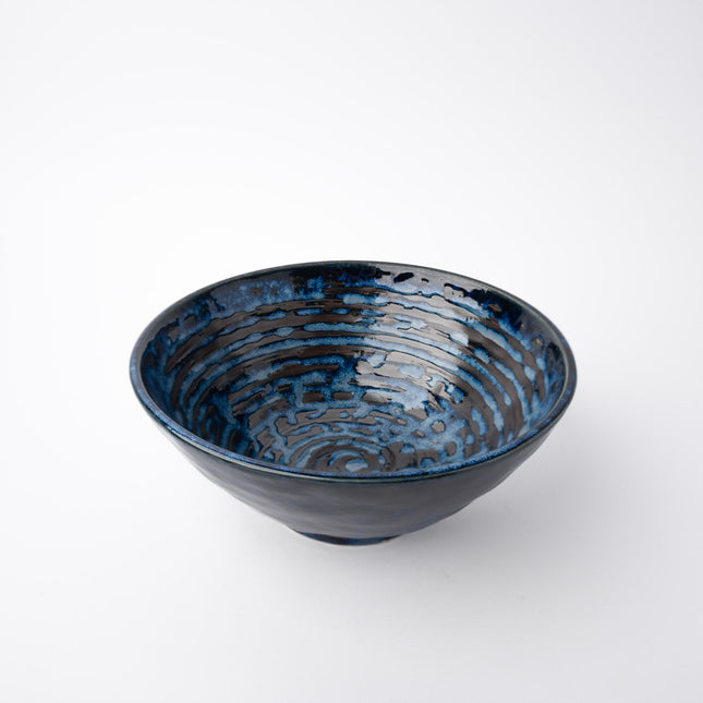 Udon Bowl 19cm Copper Swirl Glaze