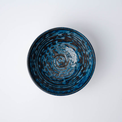 Udon Bowl 19cm Copper Swirl Glaze