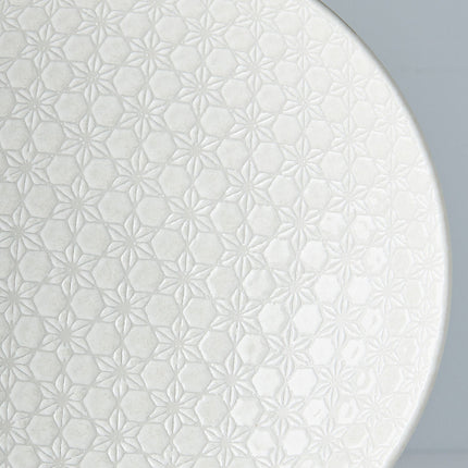 Ramen Bowl 24.5cm White Star Glaze