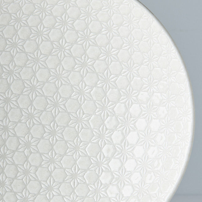 Ramen Bowl 24.5cm White Star Glaze