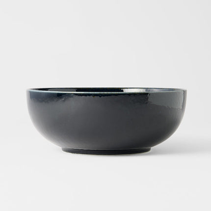 Serving Bowl 24cm Copper Swirl Glaze
