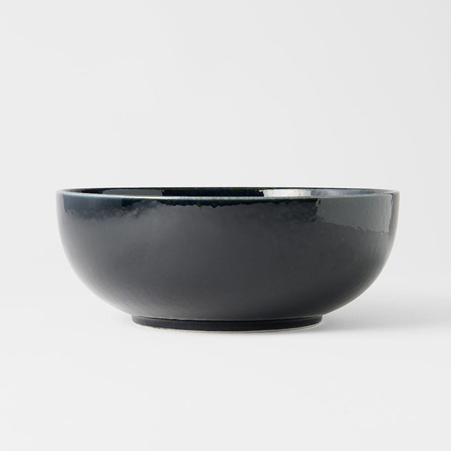 Serving Bowl 24cm Copper Swirl Glaze