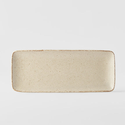 Sashimi Plate 29cm Sand Fade Glaze
