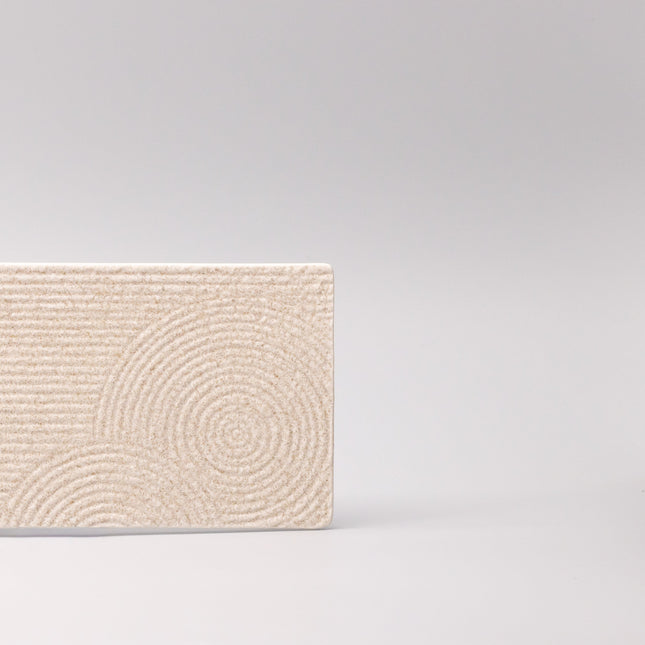 Platter Rectangular 41.5cm Zen Garden Glaze