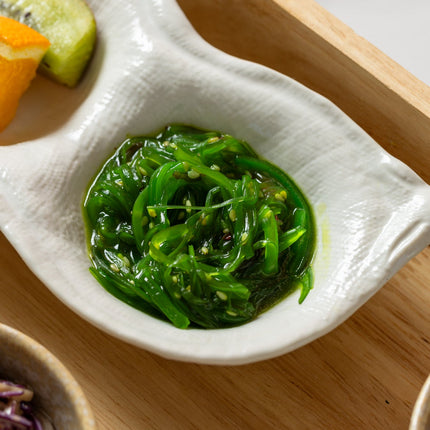 Edamame Triple Pod Dish 200ml Matte White Glaze