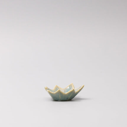 Sauce Dish Maple Leaf 6cm Mint Green