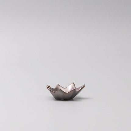 Sauce Dish Maple Leaf 6cm Metallic Lustre Glaze